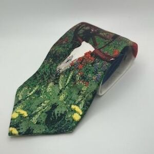 Texas Animal Longhorn Men's Tie
